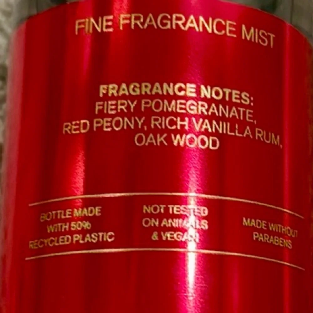 Bath & Body Works Forever Red Mists Rum Vanilla Peony Oak Set of 2 - 16 oz total